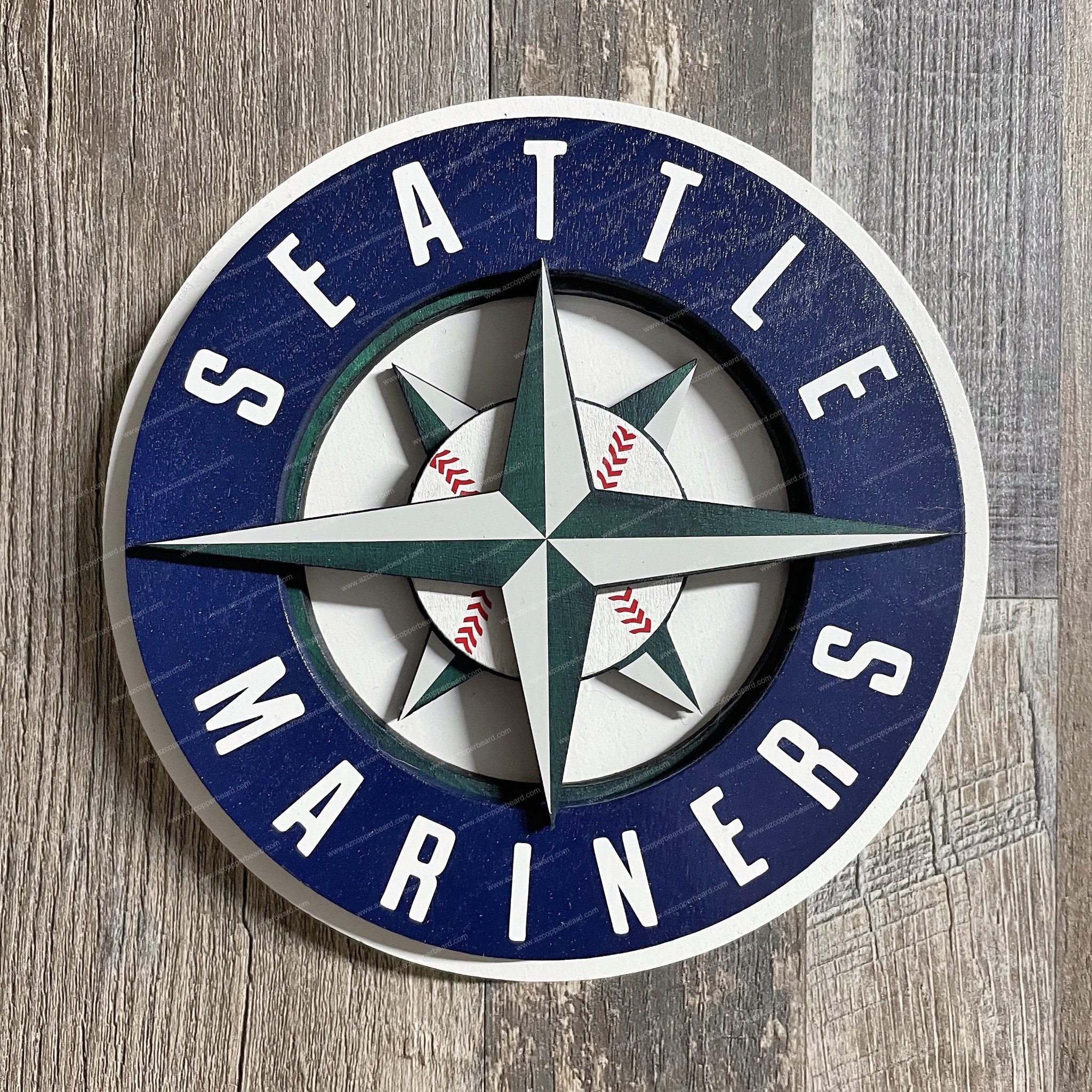 Seattle Mariners 3D Wall Art Arizona Copper Beard